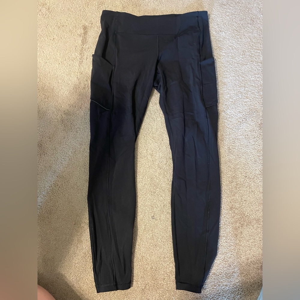 Black lulu lemon size 10 leggings